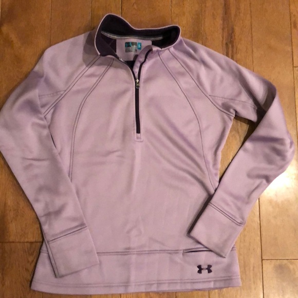 Under Armour semi fitted small purple top - Picture 2 of 8